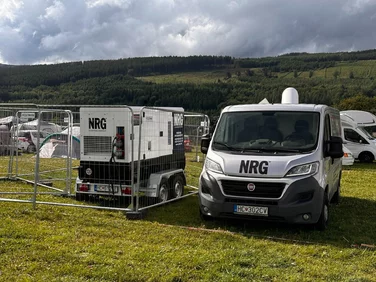Elektrocentrála NRG pre vonkajšie podujatie