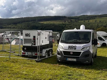 Elektrocentrála NRG pre vonkajšie podujatie