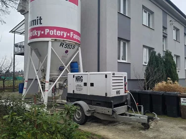 Elektrocentrála pre dočasné napájanie prevádzky