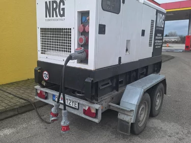 Mobilný dieselagregát NRG na prívesnom vozíku