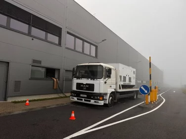 Mobilný dieselagregát pre priemyselnú prevádzku
