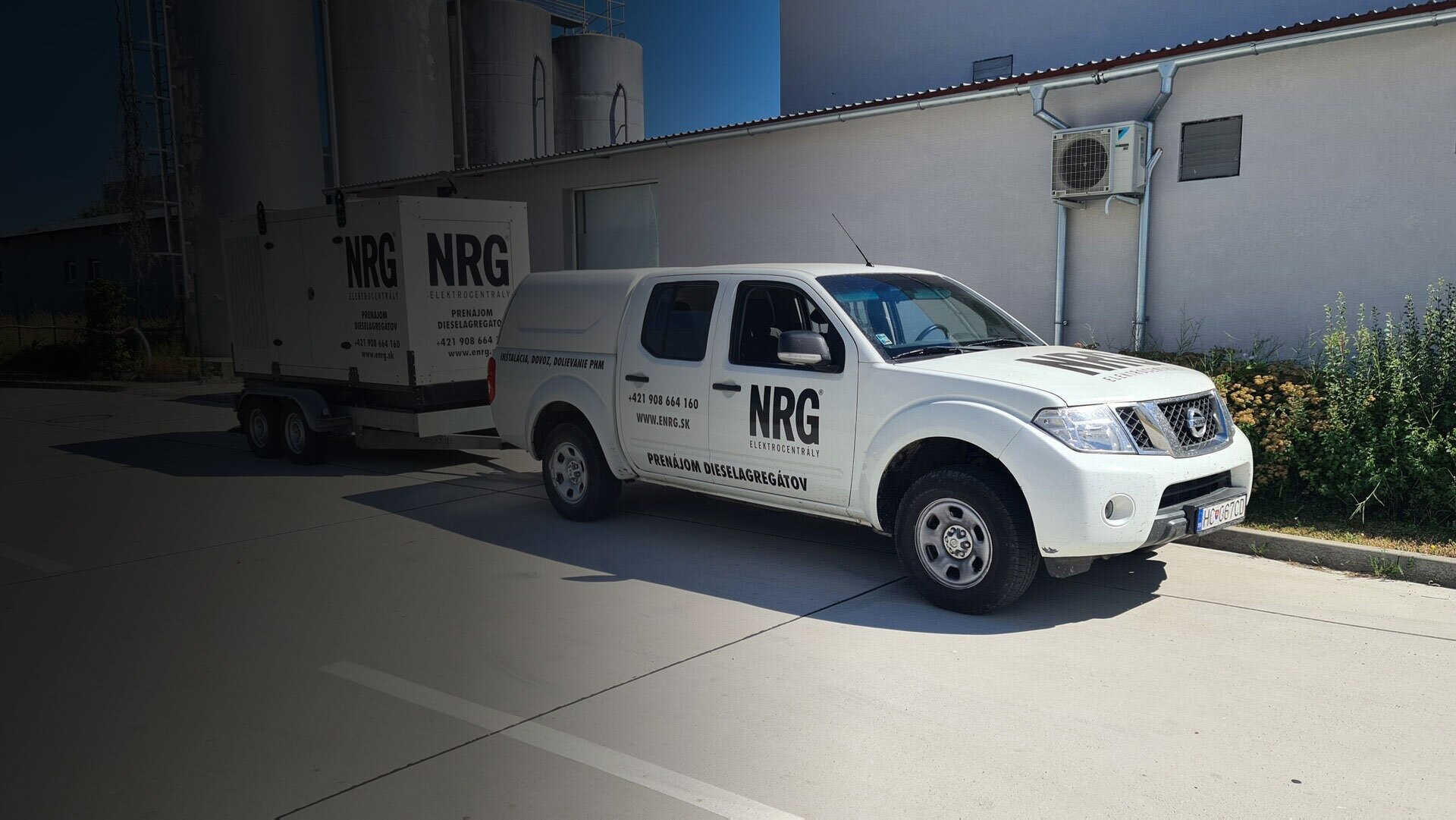 Požičanie elektrocentrály