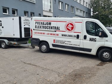 prenájom elektrocentrály