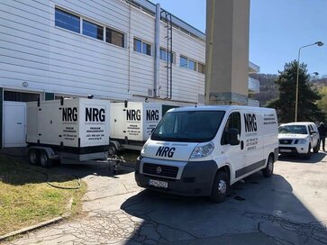 prenájom elektrocentrály NRG