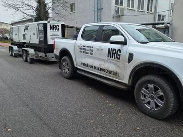 Preprava mobilnej elektrocentrály NRG